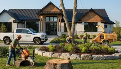Professional landscaping and tree removal service in Tampa, FL by Chop Chop Tree experts