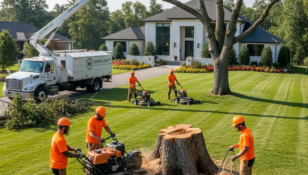 Professional tree removal and lawn care service in Tampa, FL by Chop Chop Tree experts