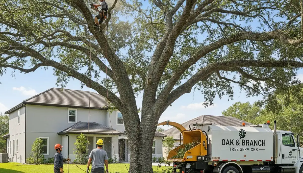 Professional tree removal service in Tampa FL by certified arborists at treeservicesintampa.com