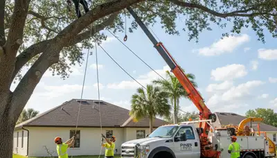 Professional tree removal service in Tampa FL by certified arborists at treeservicesintampa.com