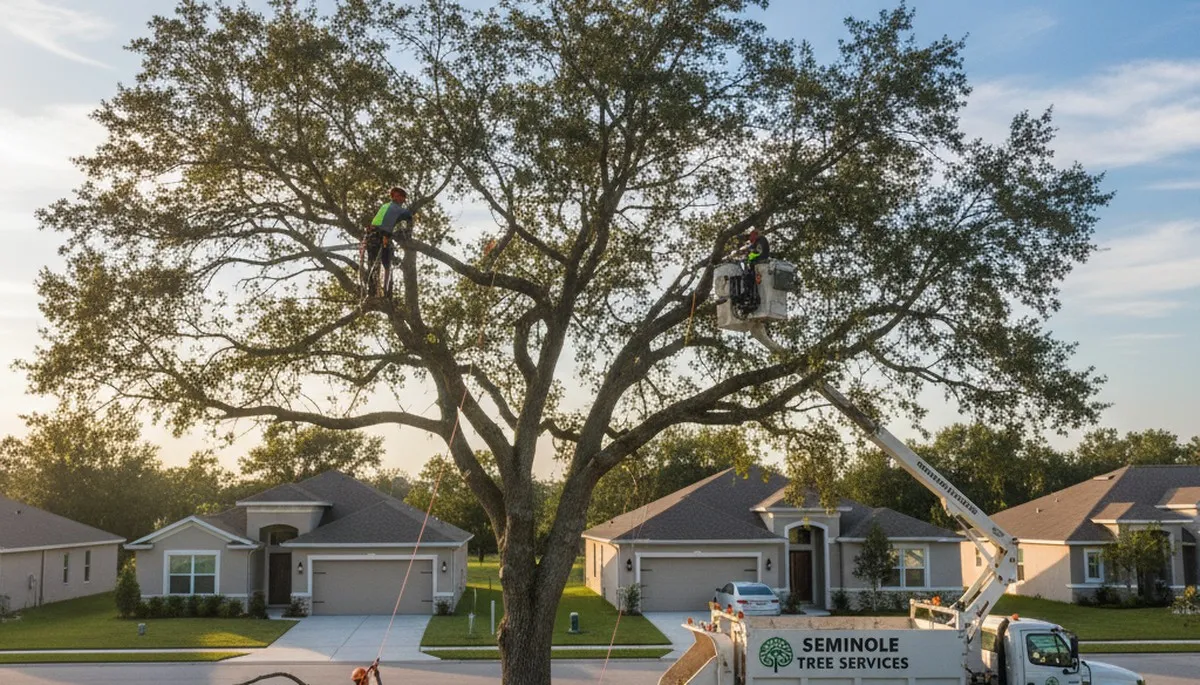 Professional tree removal service in Tampa FL by certified arborists at treeservicesintampa.com